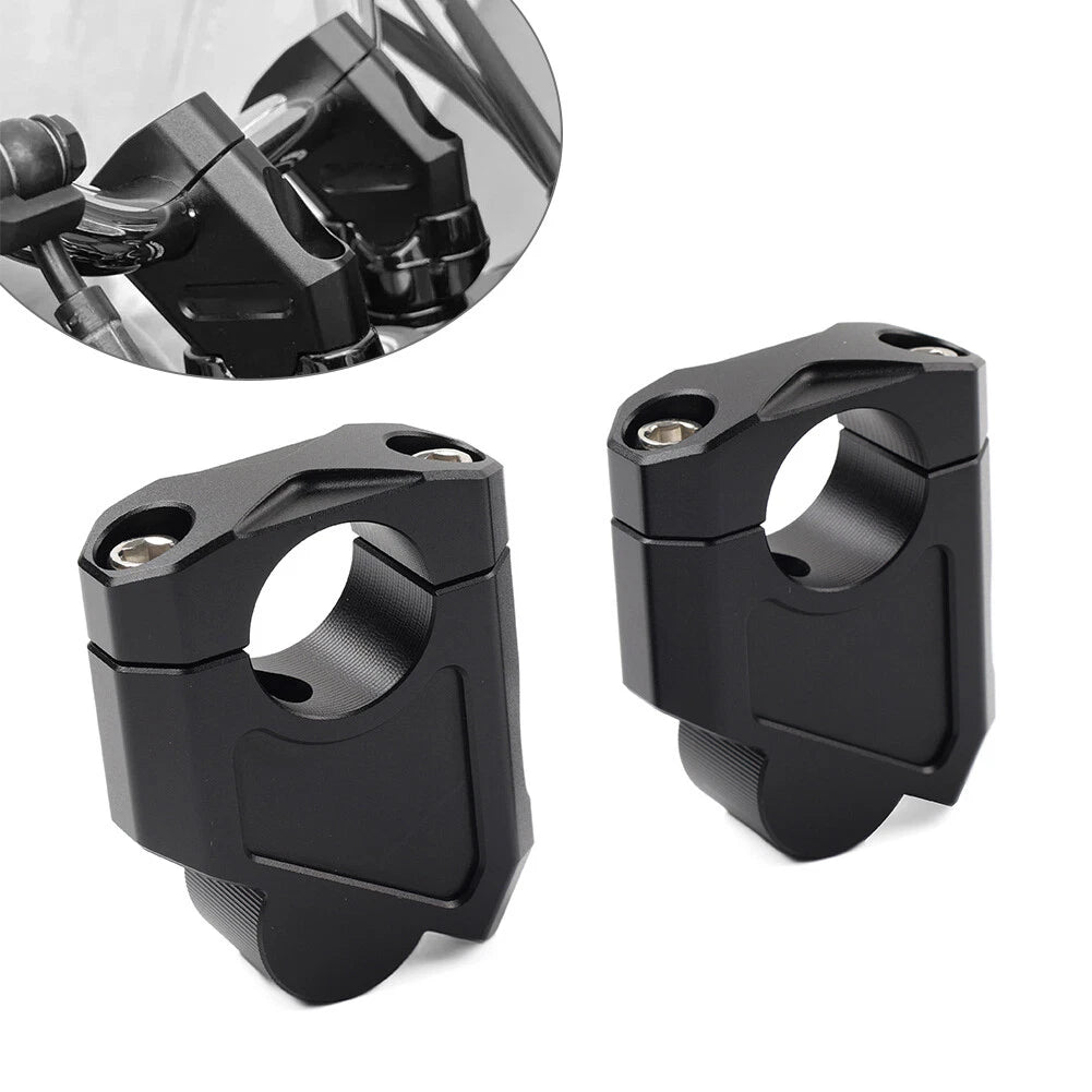 25mm Handlebar Bar Mount Clamp Riser for Honda Suzuki Kawasaki