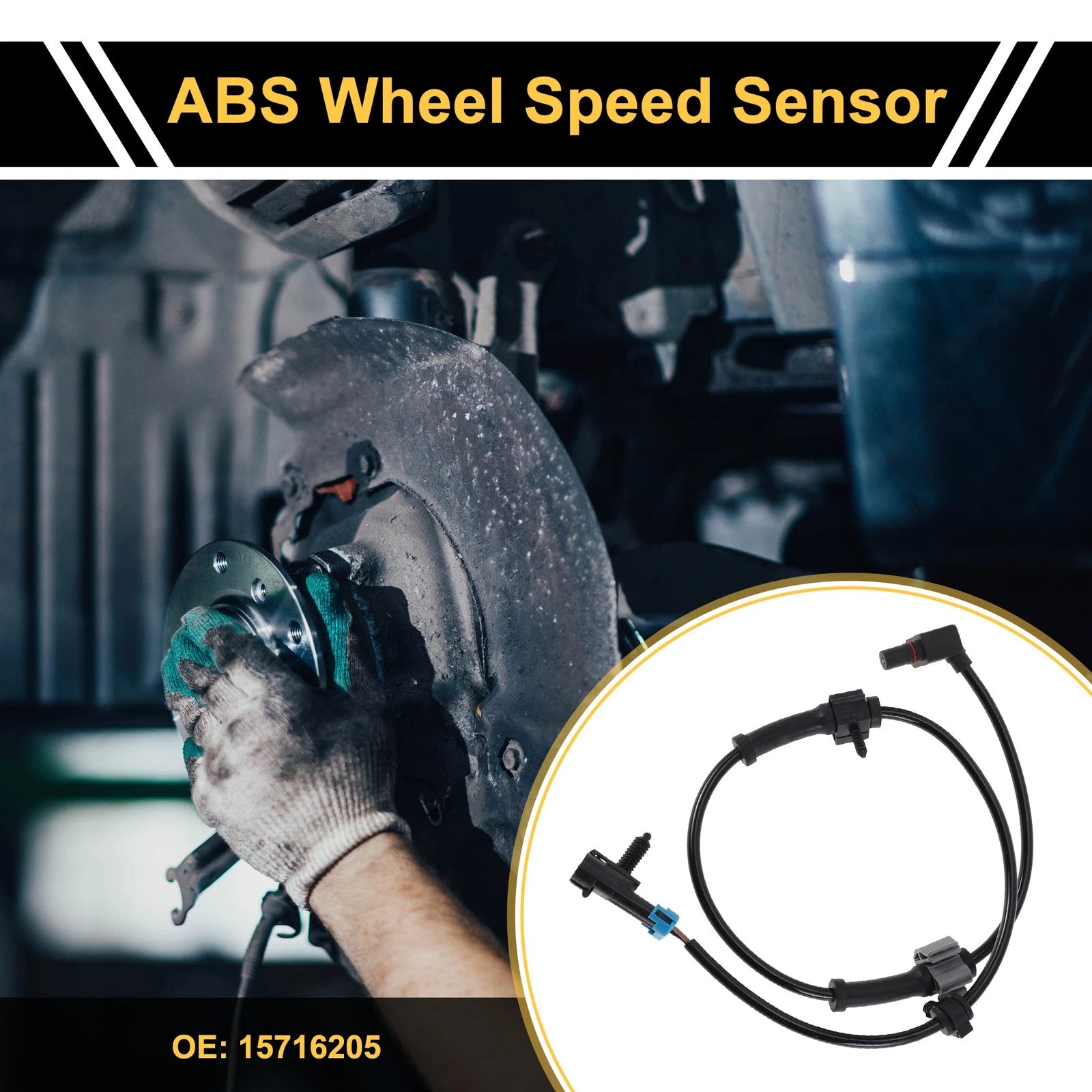 ABS Wheel Speed Sensor Front for Chevrolet Silverado 2500 (2001–2006)