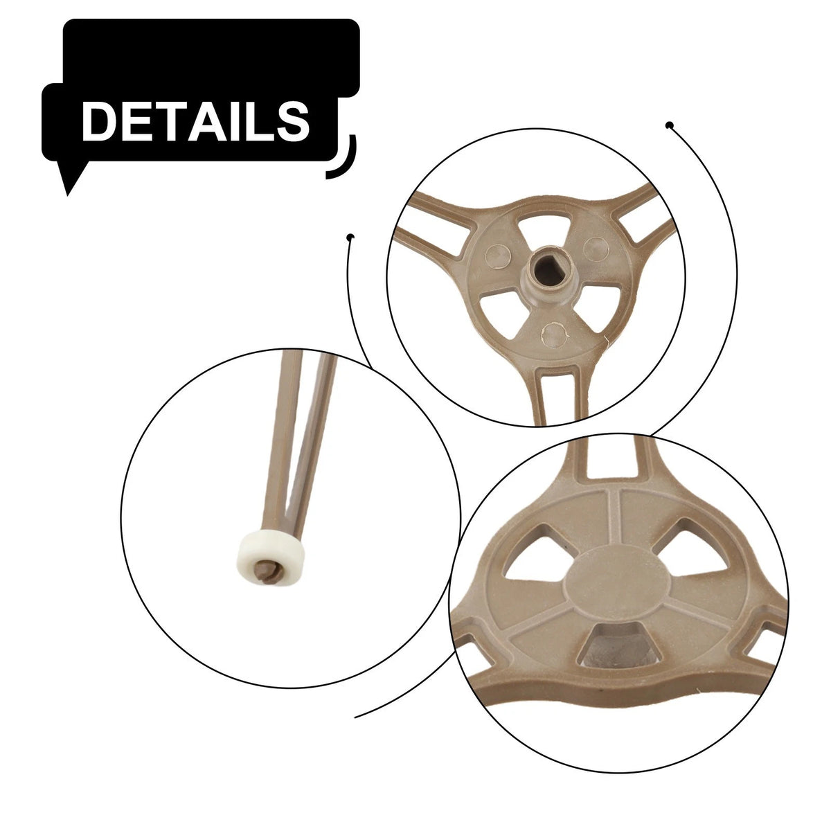 Glass Turntable Ring for GALANZ Microwaves (9.1cm Center Distance)