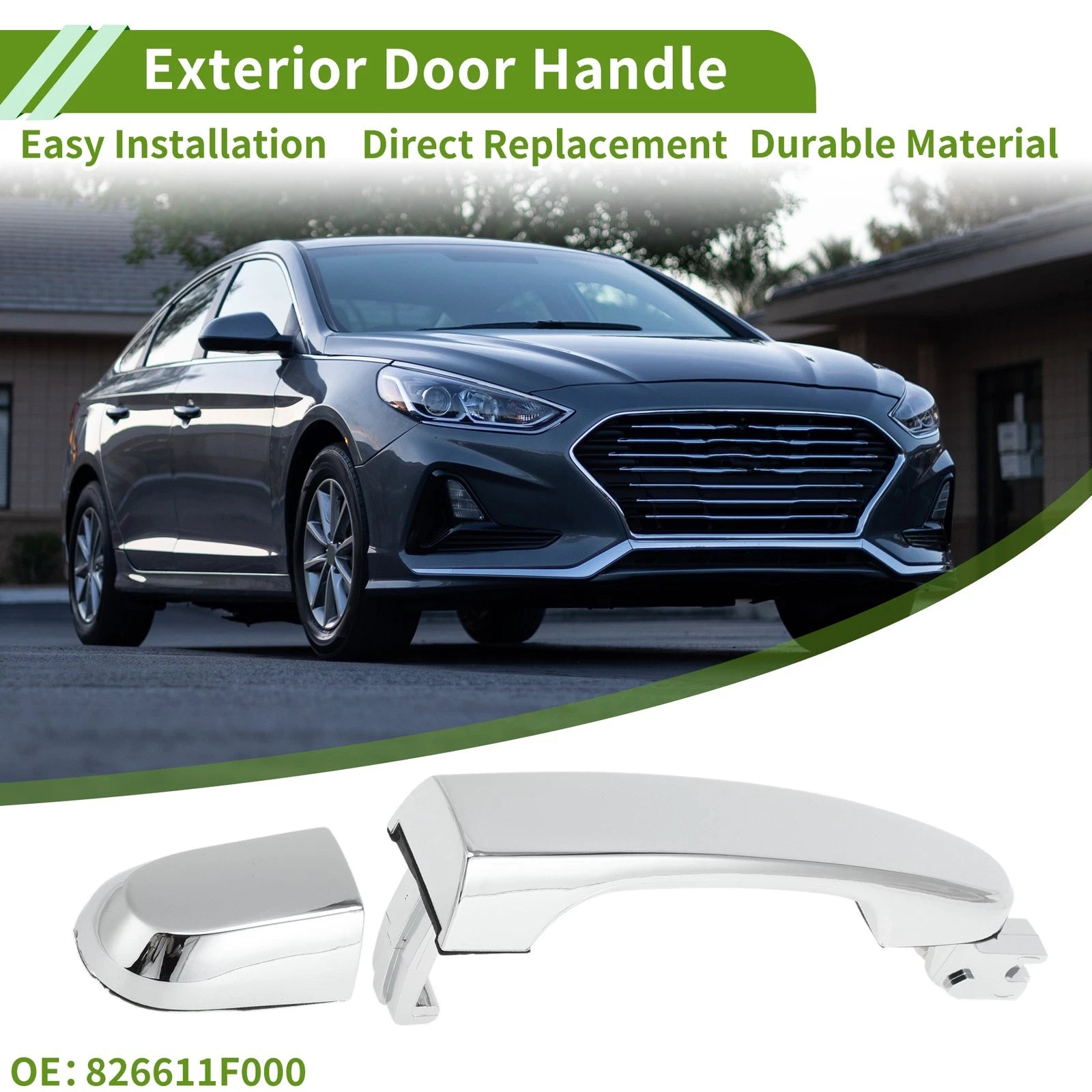 Exterior Door Handle Front Right Replacement for Hyundai i30 (2015–2020)