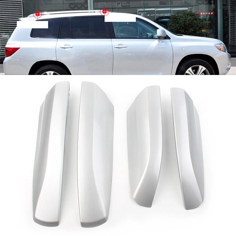 Roof Rack Cover Rail End Shell Cap Replacement Fit Toyota Highlander 08-13