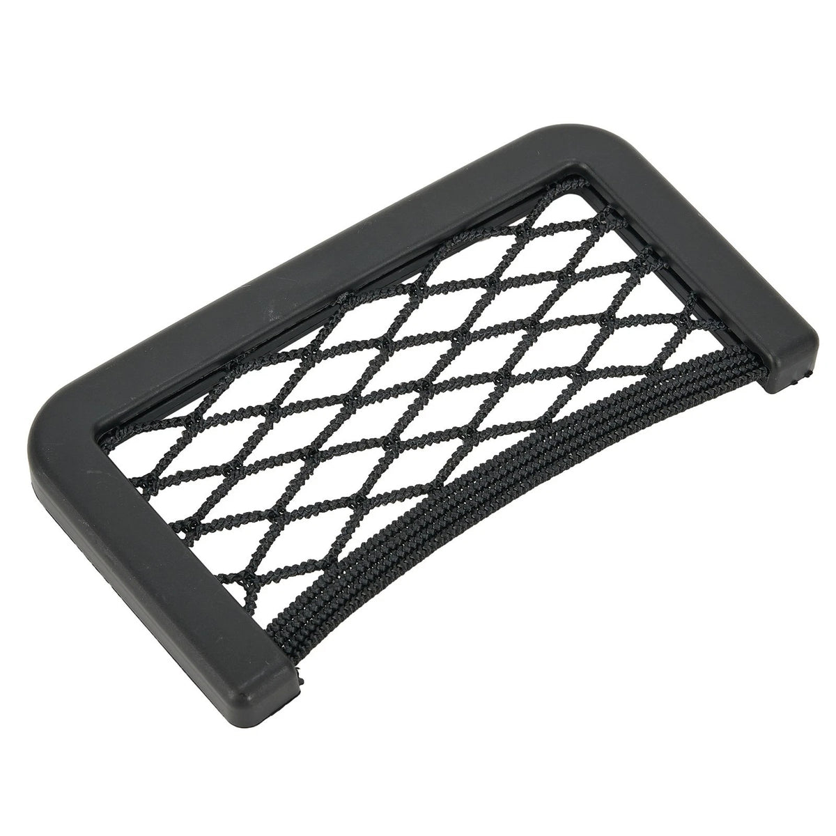 Black Auto Resilient Seat Storage Net Bag Holder Pocket Organizer 3pcs