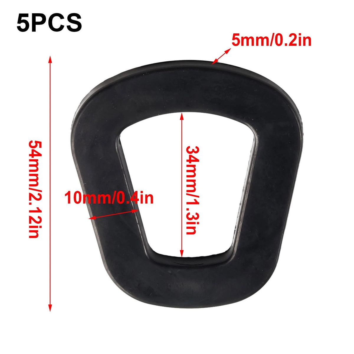Set of 5 Jerry Can Seals for Fuel Equipment