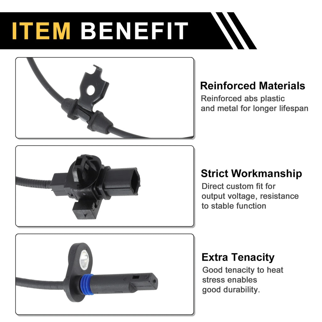 ABS Wheel Speed Sensor Replacement for Honda Pilot Rear Right (2009–2015)
