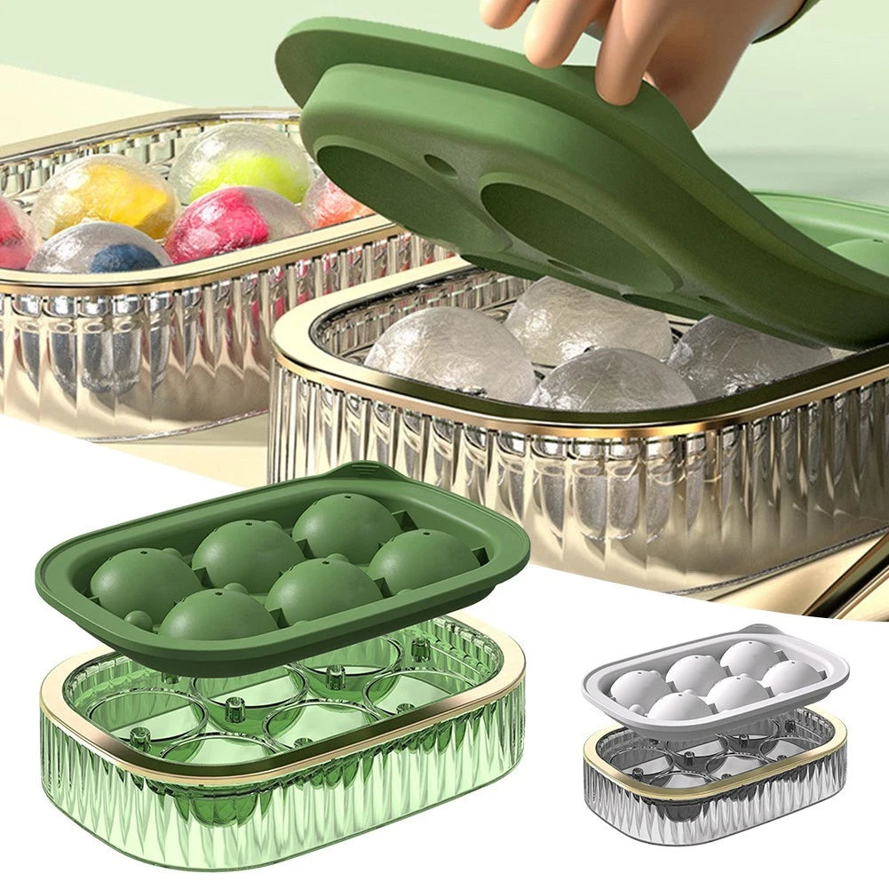 Large Ice Cube Moulds for Multipurpose Use (Leak-Proof, Easy Release)