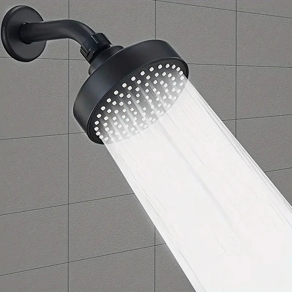 Adjustable 4 Inch Shower Head with Removable Water Restrictor for All Models