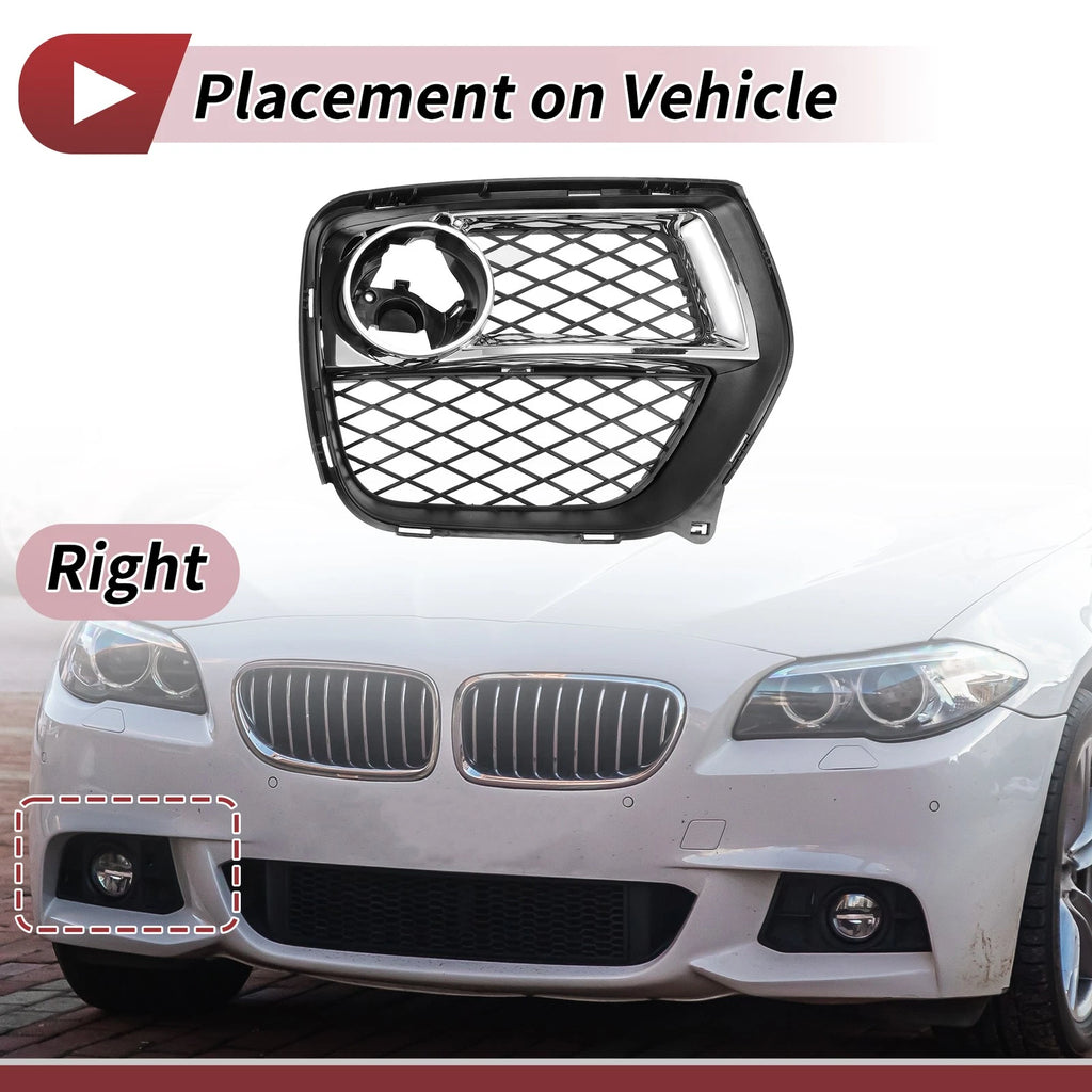 Front Right Fog Light Grill Replacement for BMW X6 (2012–2014)