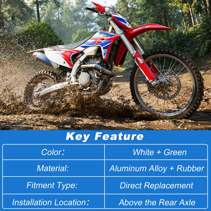 Chain Guards Cover for Honda CRF250R CRF110 (2004–2023) White Green