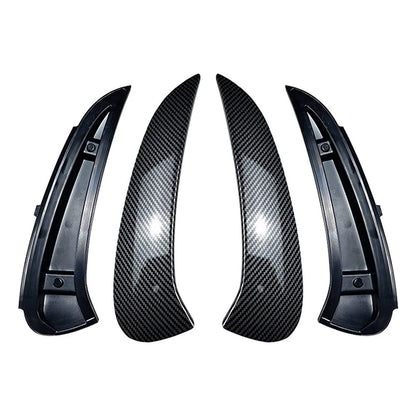 Rear Bumper Splitter Spoiler Lip Trim for Mercedes Benz C Class