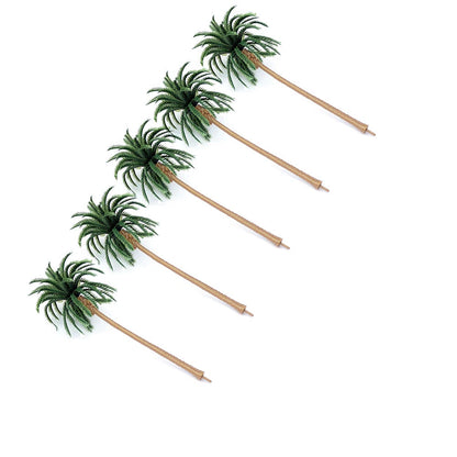 15Pcs 6.29" Model Coconut Palm Tree Garden Park Train Railroad Landscape Scenery