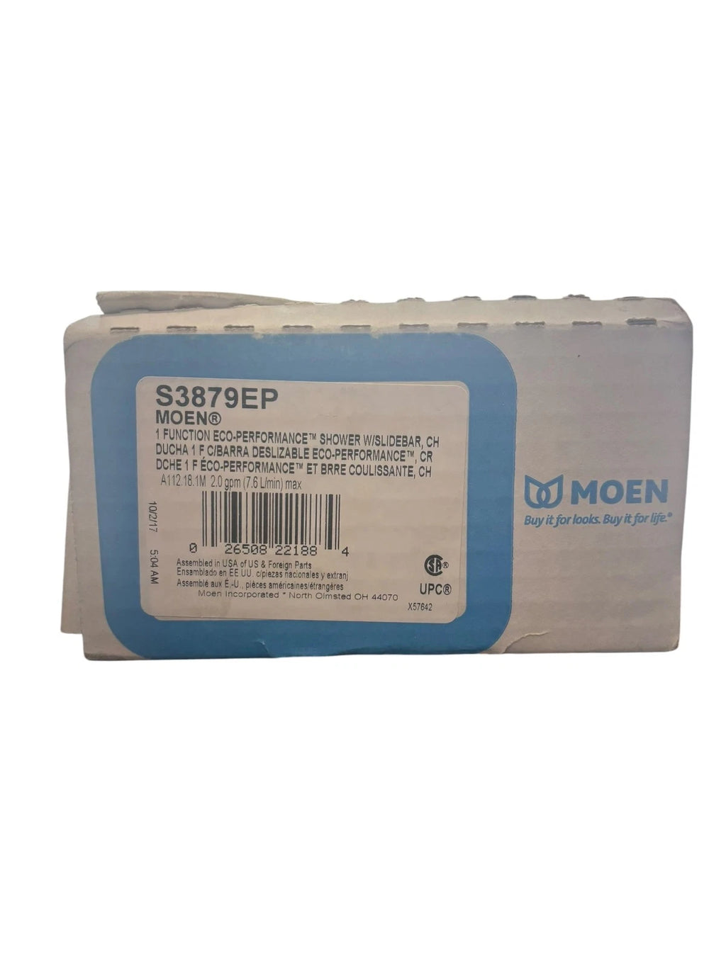 Moen S3879EP Shower with Slidebar for Moen (2015–Present) Chrome