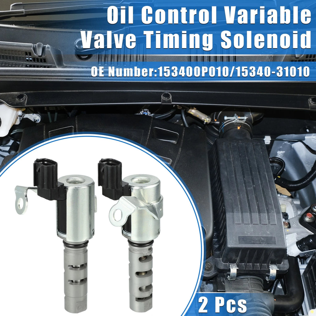 2pcs Variable Valve Timing Solenoid Replacement for Toyota 4Runner (2010–2024)