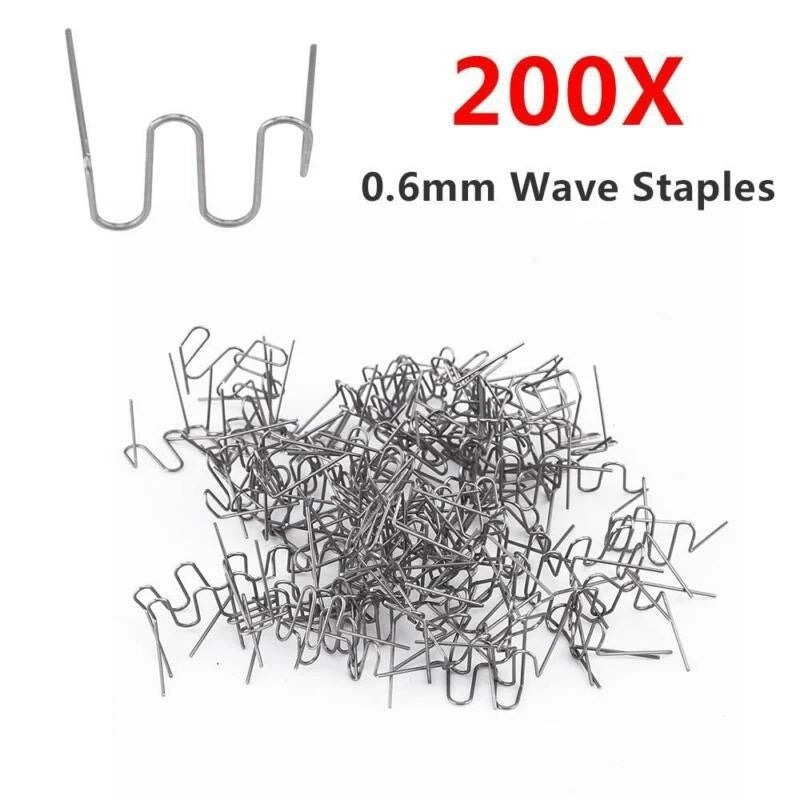 200pcs Welding Staples Replacement Set for Bumper Repair