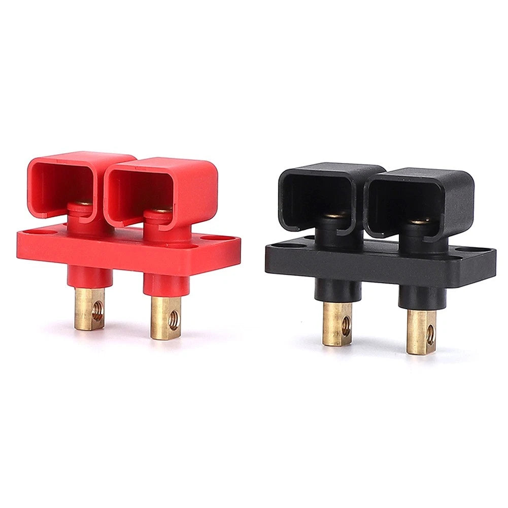 Copper Battery Terminal Block Connector 50A Dual Position for Lithium Systems