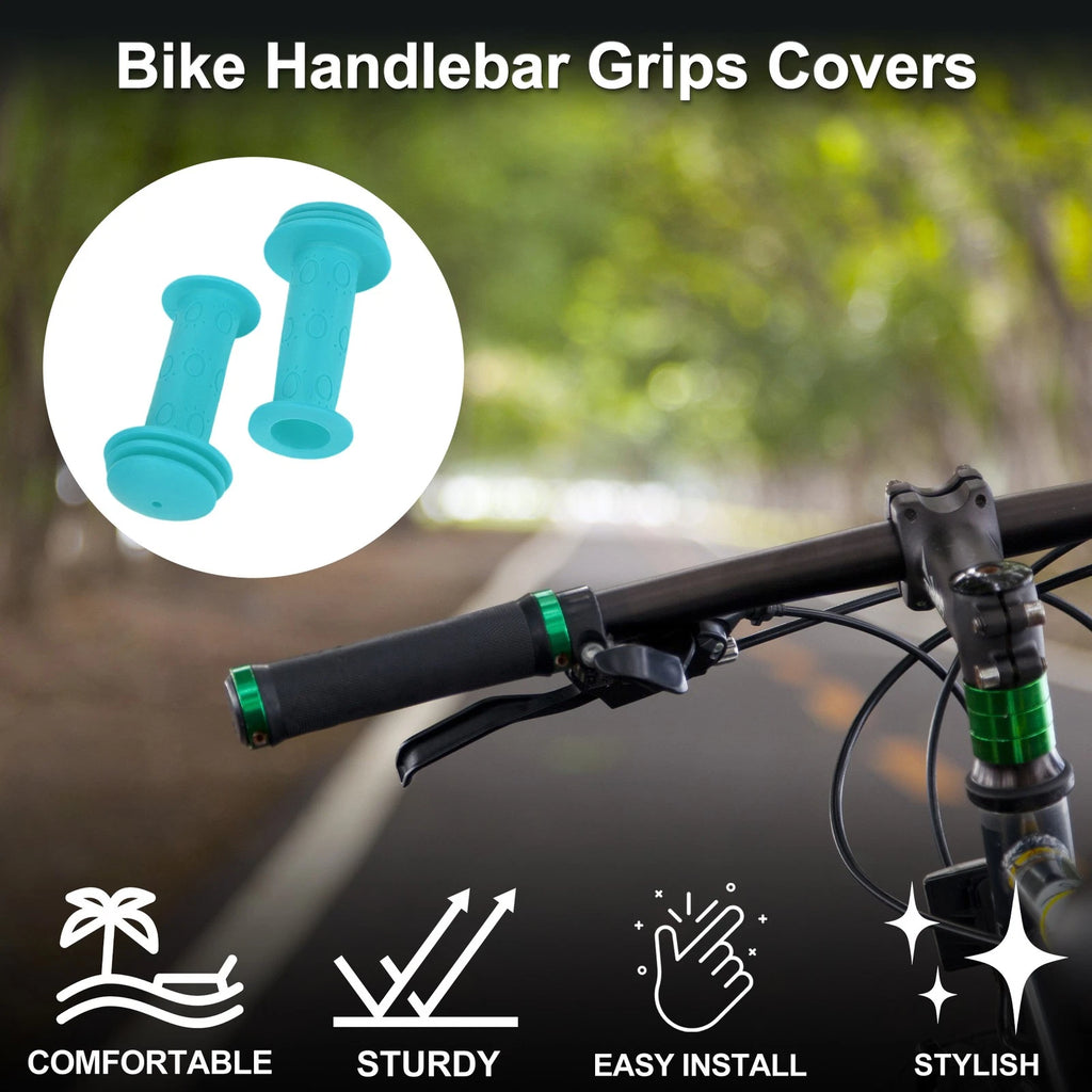 Handlebar Grip Covers 95mm Lightweight MTB End Grips Protector for Bike Pair