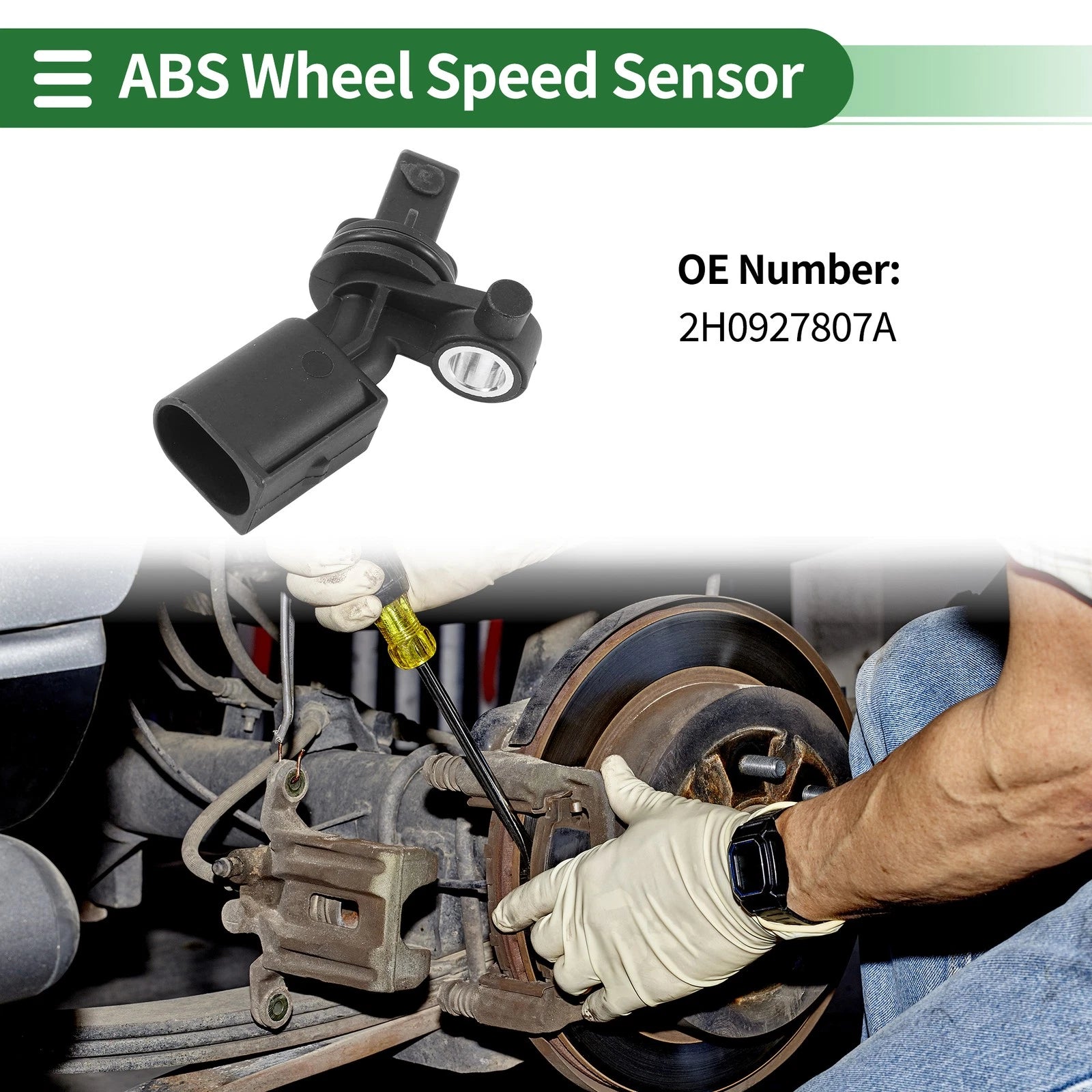 ABS Wheel Speed Sensor Front for Audi A3 TT (1997–2014)