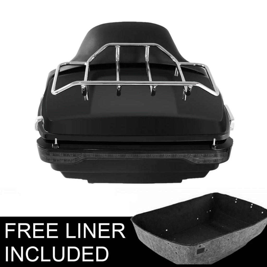 Matt Black Trunk Pad Tail Light for Harley Touring Electra Glide (2014–2026)