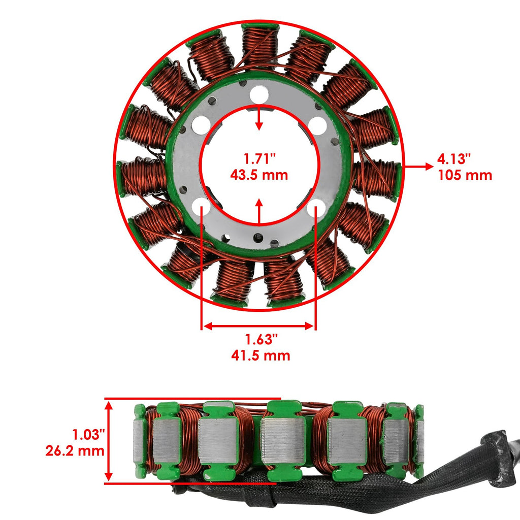 Stator Assembly for Kawasaki Ninja ZX-6R ZX600R (2009–2012)