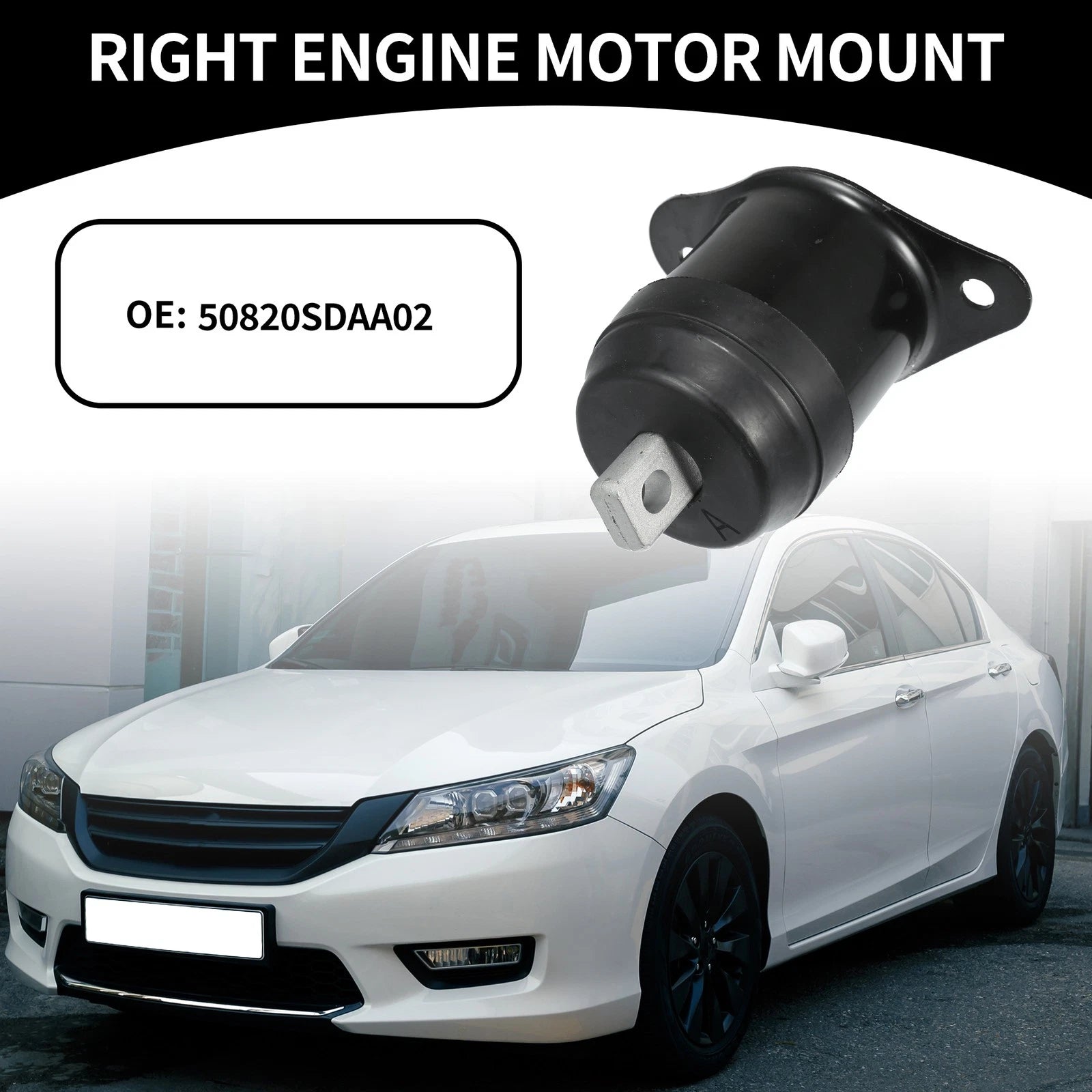 Engine Motor Mount Right Replacement for Honda Accord (2003–2012)