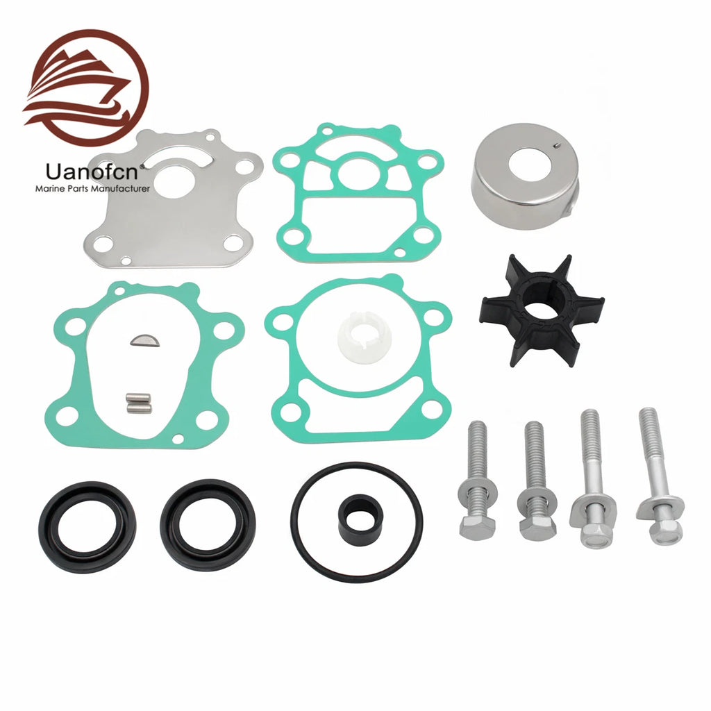 Water Pump Impeller Repair Kit for Yamaha 70HP Outboard Motors (6CJ-W0078-00-00)