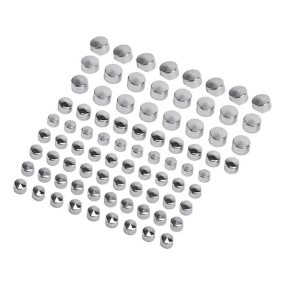 83PCS Engine Bolt Cover Cap Kit for Harley Davidson Twin Cam