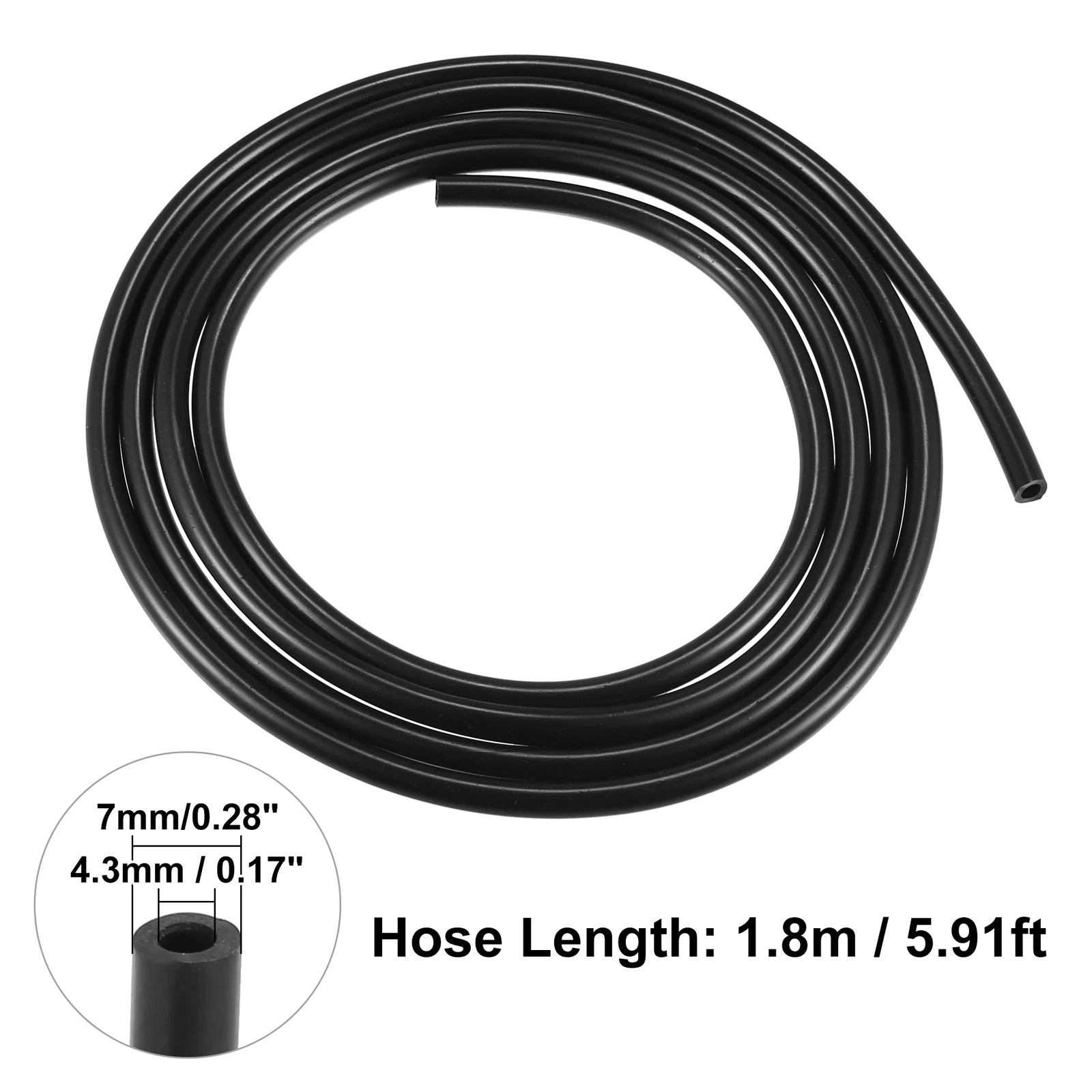 2X Windshield Washer Nozzle Hose Kit for Dodge Neon (2000–2005) 5116088AA