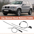 Bonnet Hood Release Cable Kit 3 Piece Replacement for BMW X5 E53 (2000–2006)