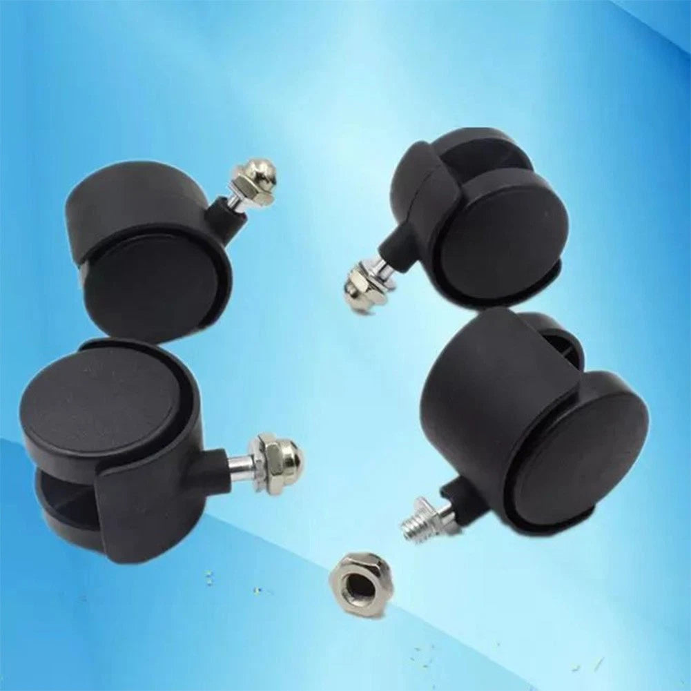 Set of 4 Electric Heater Casters 8mm Thread Diameter