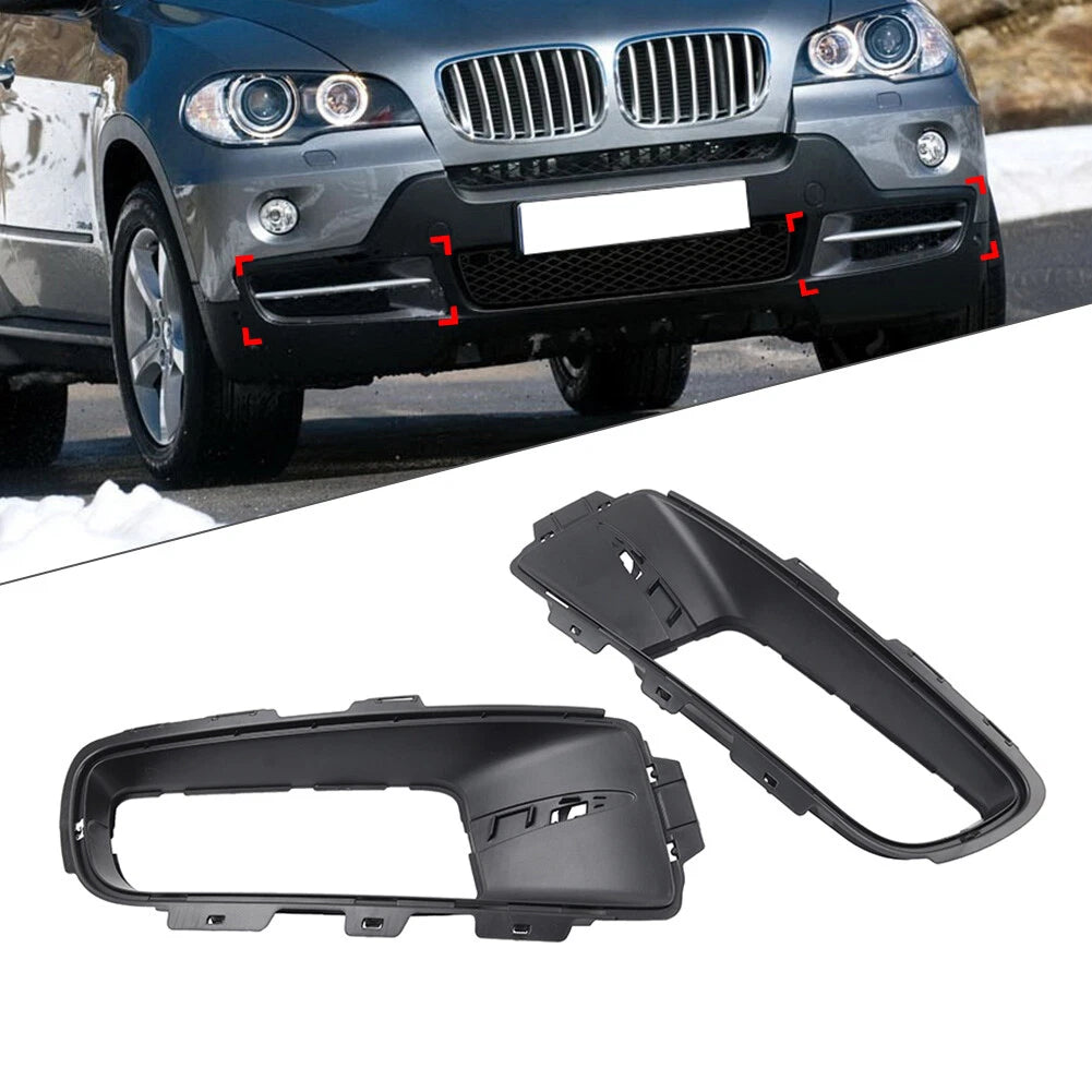 Front Bumper Grille Bezel Fog Light Cover for BMW X5 E70 (2006–2010)