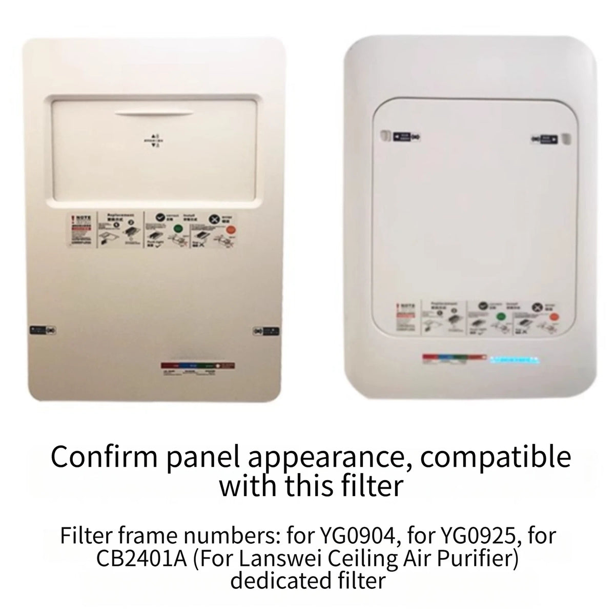 Replacement HEPA Filter for LOWNSWILL Ceiling Fan (Optimized for PM2.5)