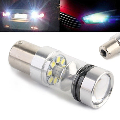 1pc 100W 1156 S25 P21W BA15S LED Backup Light for Car Reverse Bulb