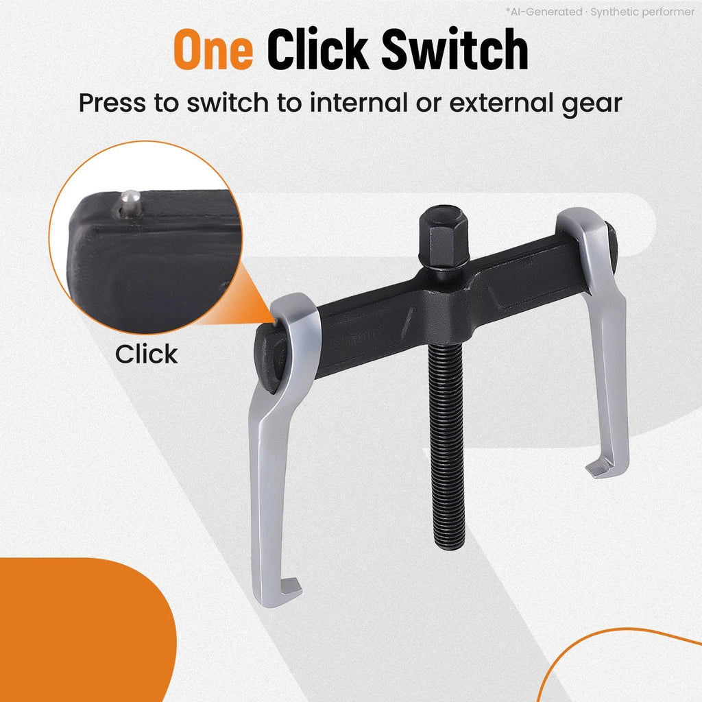 2-Jaw Bearing Gear Puller for Universal Use (6 Inch)