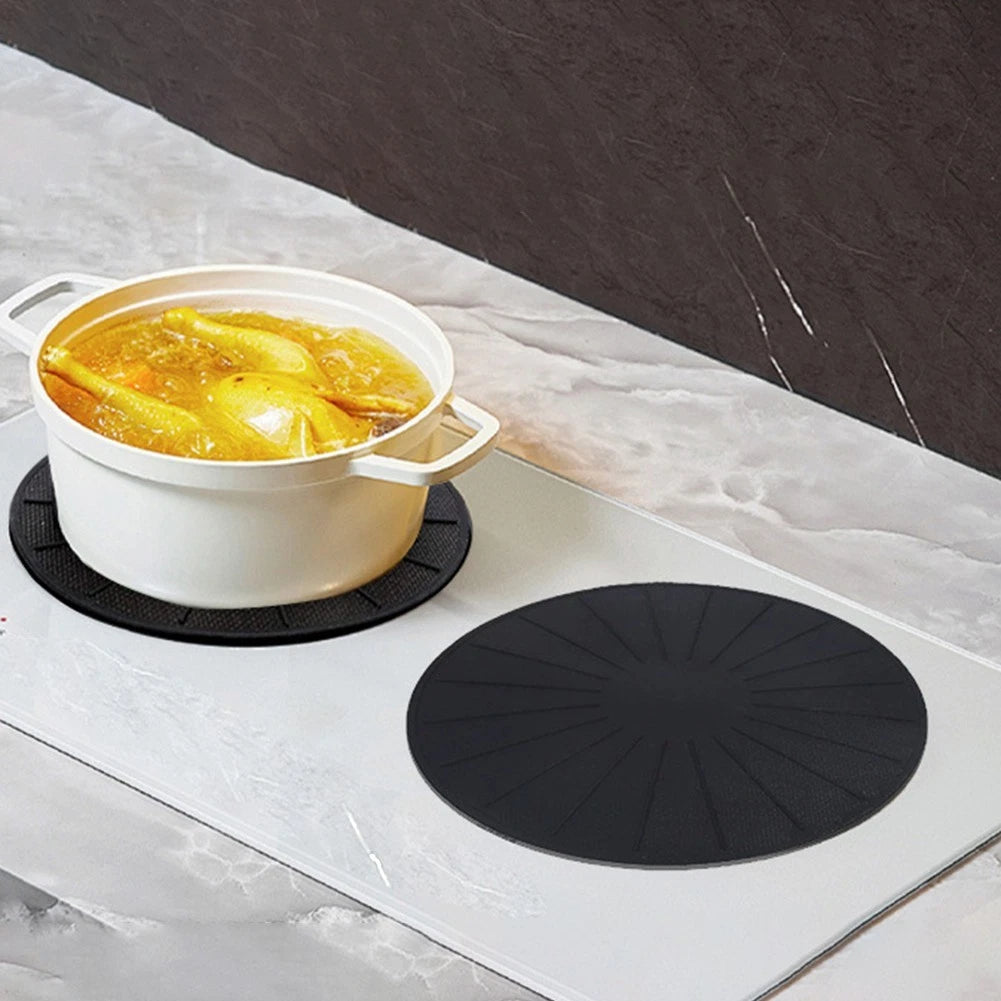 Cooktop Protection Mat for Induction Stoves (28x28x2cm) Non-Slip