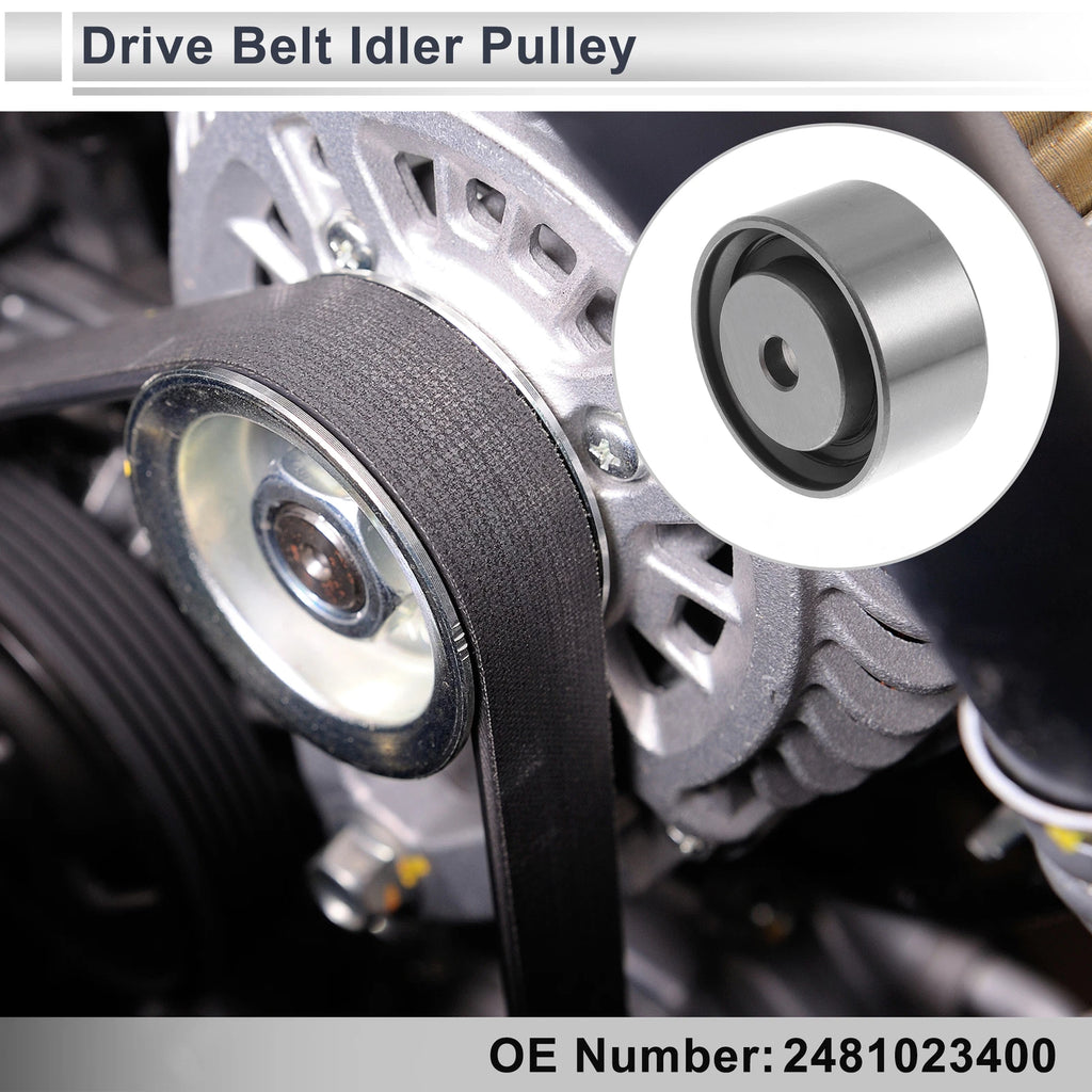 Drive Belt Idler Pulley Replacement for Hyundai Tucson (2005–2009)