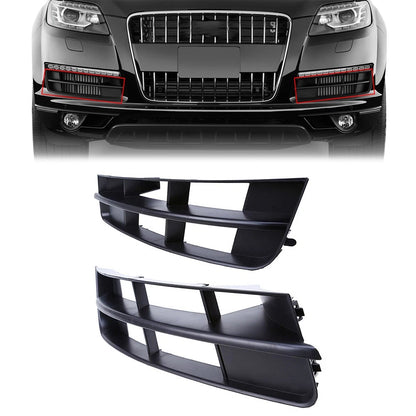 Front Bumper Cover Outer Lower Grille Set for Audi Q7 (2010–2015)