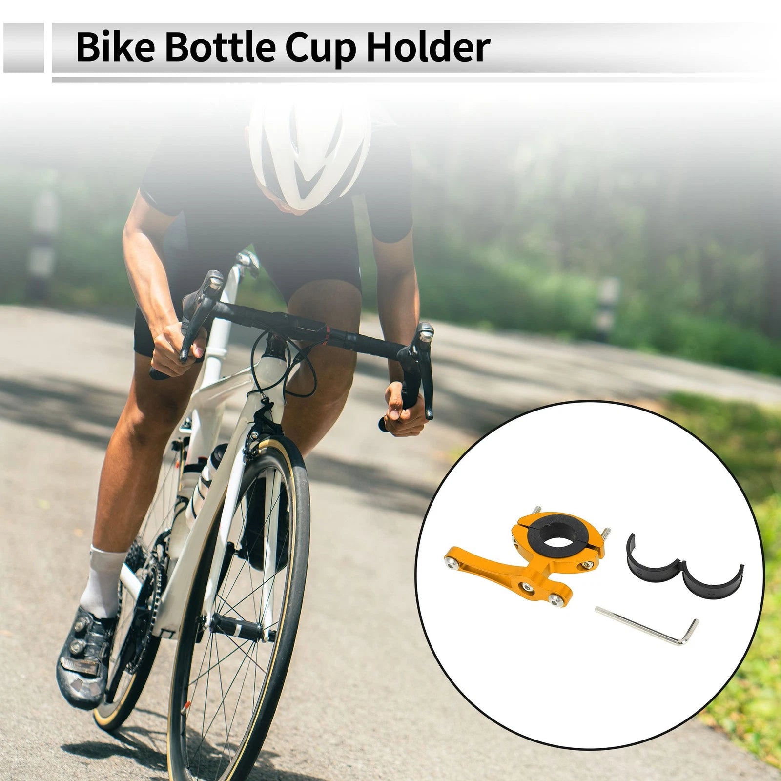 Bicycle Water Bottle Cup Holder Aluminum Universal for Motor Bike