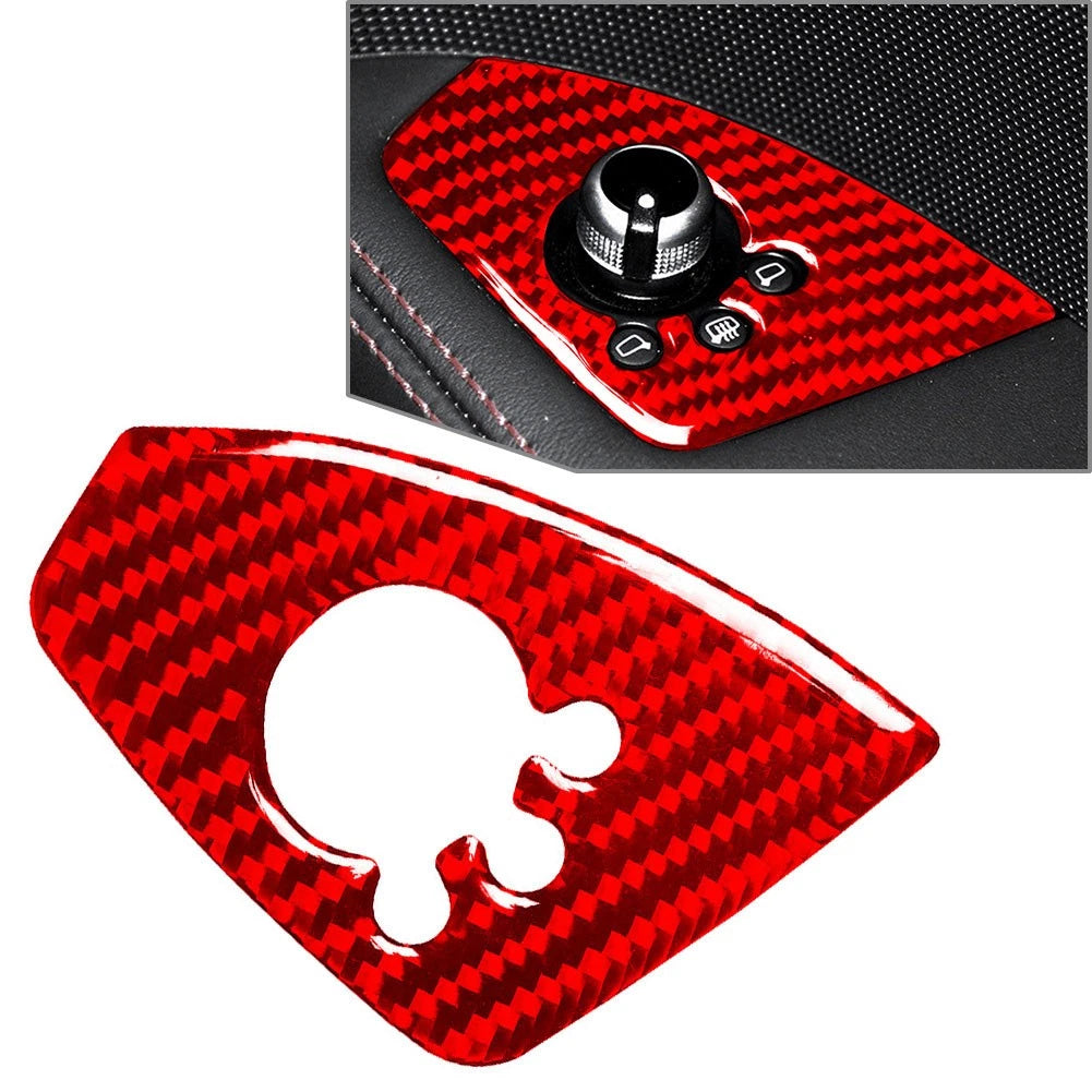 Interior Door Lock Button Panel Cover Trim Red RHD for Audi TT TTS TTRS (2008–2014)
