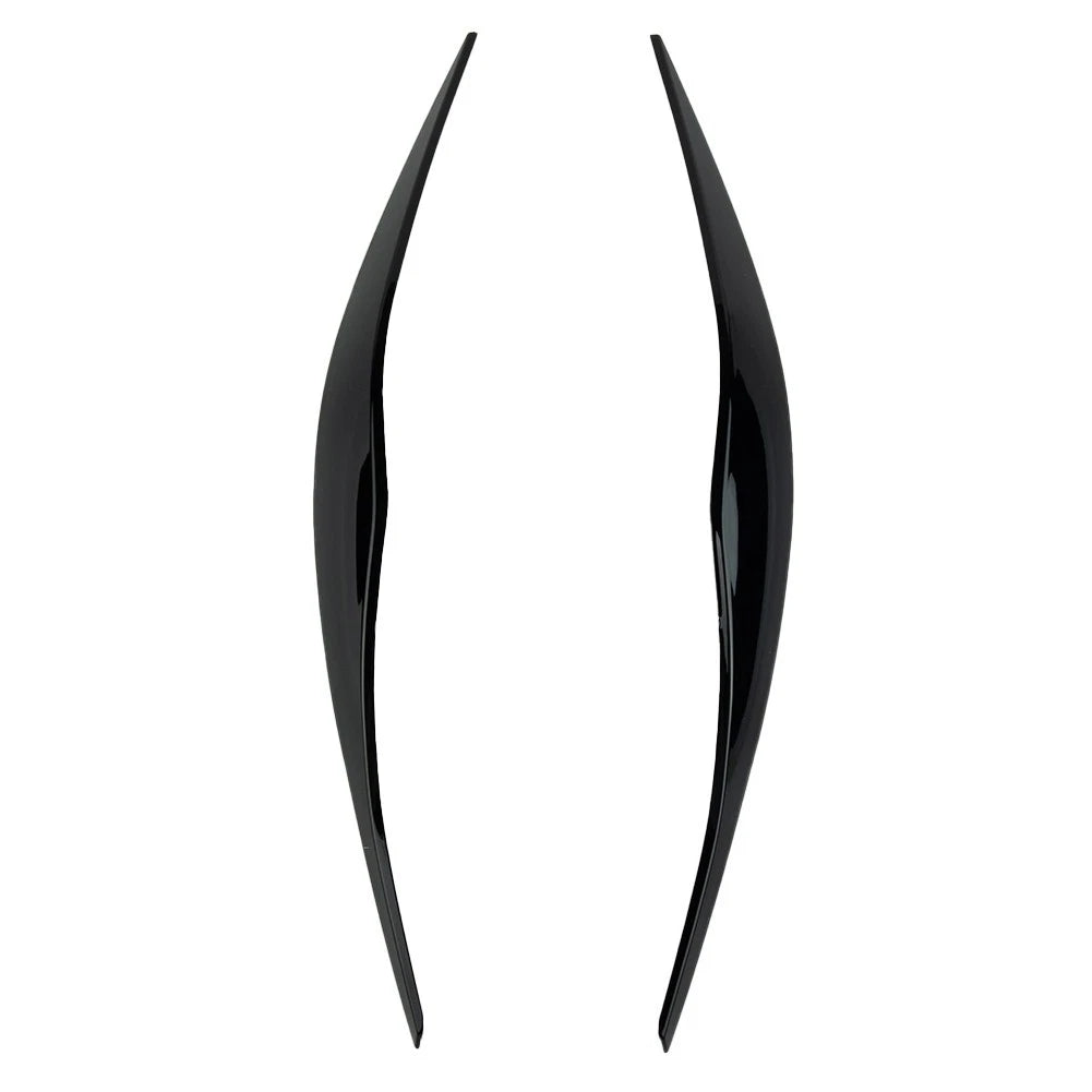 Headlight Cover for - ABS Plastic Black Eyebrow