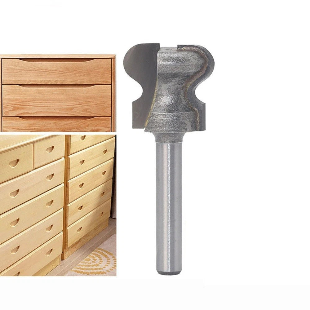 Carbide Router Bit for Finger Pull Drawer Pull Stool Molding