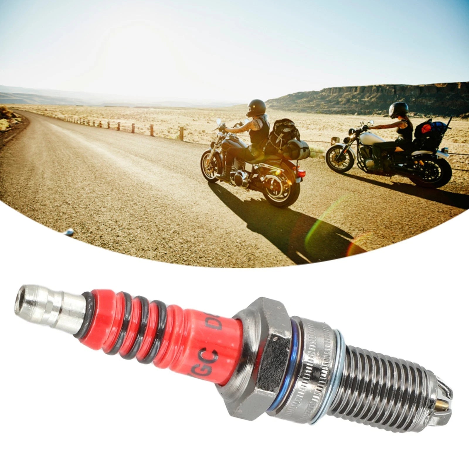 D8TC High Performance Spark Plug for Motorcycle Scooter ATV