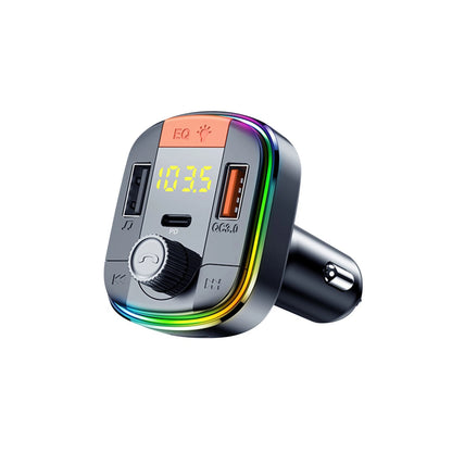 Bluetooth FM Transmitter Car MP3 Player with 2 USB Ports for Universal Use (12-24V)