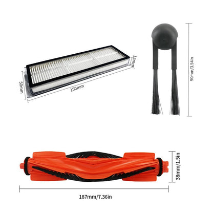 9 Piece Accessory Kit for Xiaomi H40 OV51 Robot Vacuum Cleaner