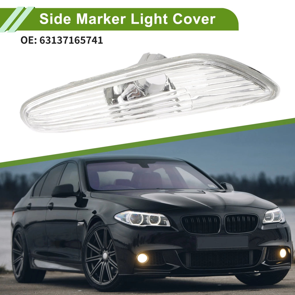 Left Side Marker Light Cover Replacement for BMW 5 Series E60 Sedan (2004–2010)
