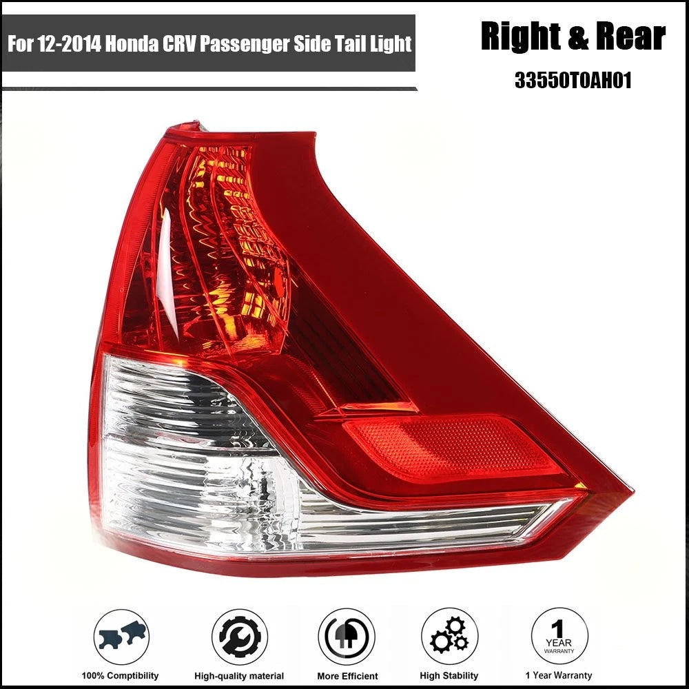 Right Passenger Side Tail Light Lamp for Honda CR-V (2012–2014)