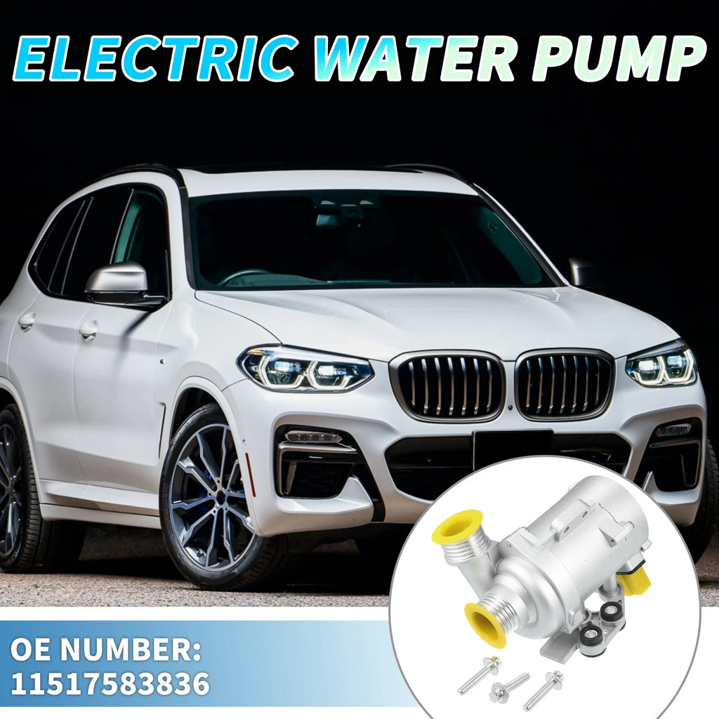 Electric Water Pump with Screws Kit for BMW 528i (2011–2016)