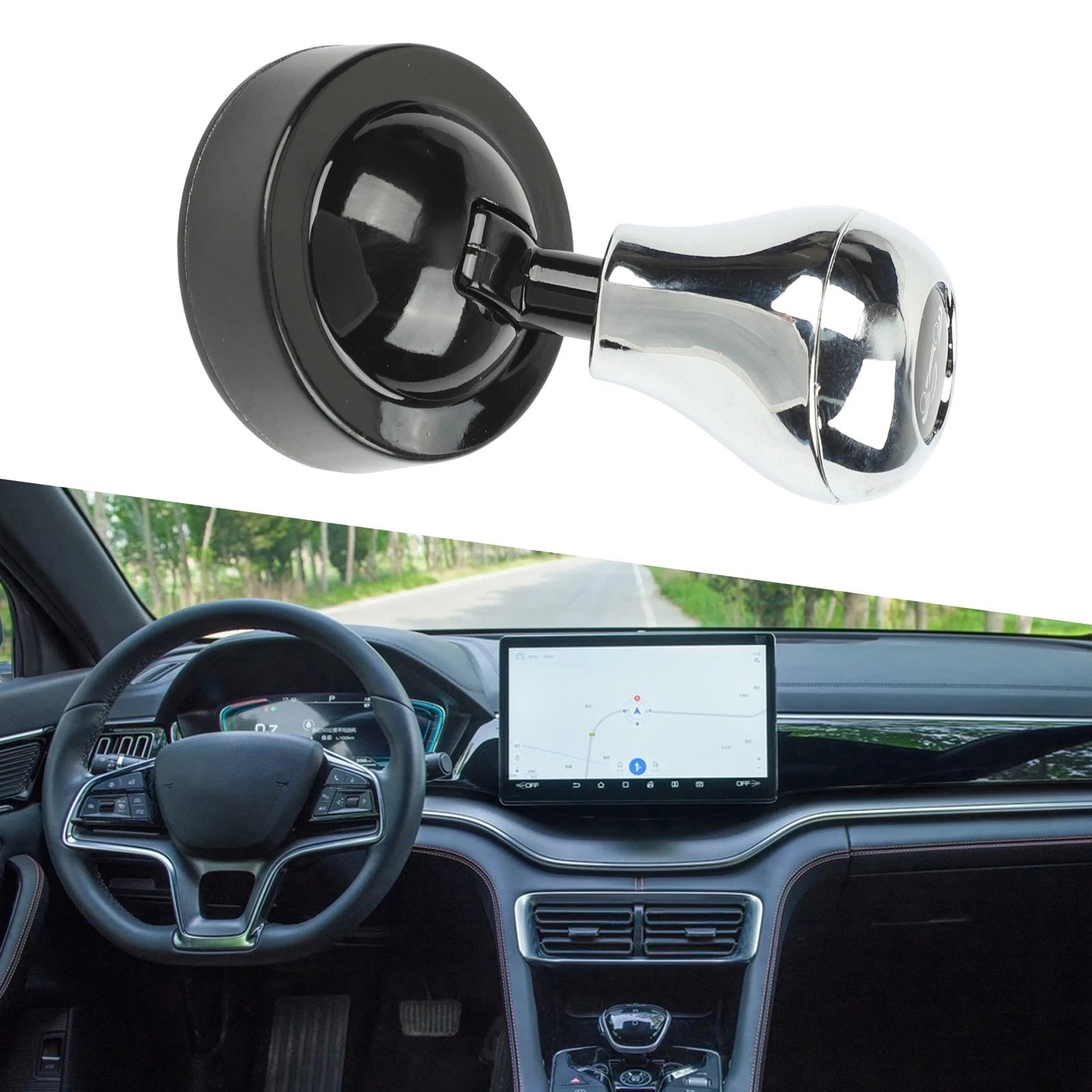 Start Button Lever Cover for Car (Metal Alloy)