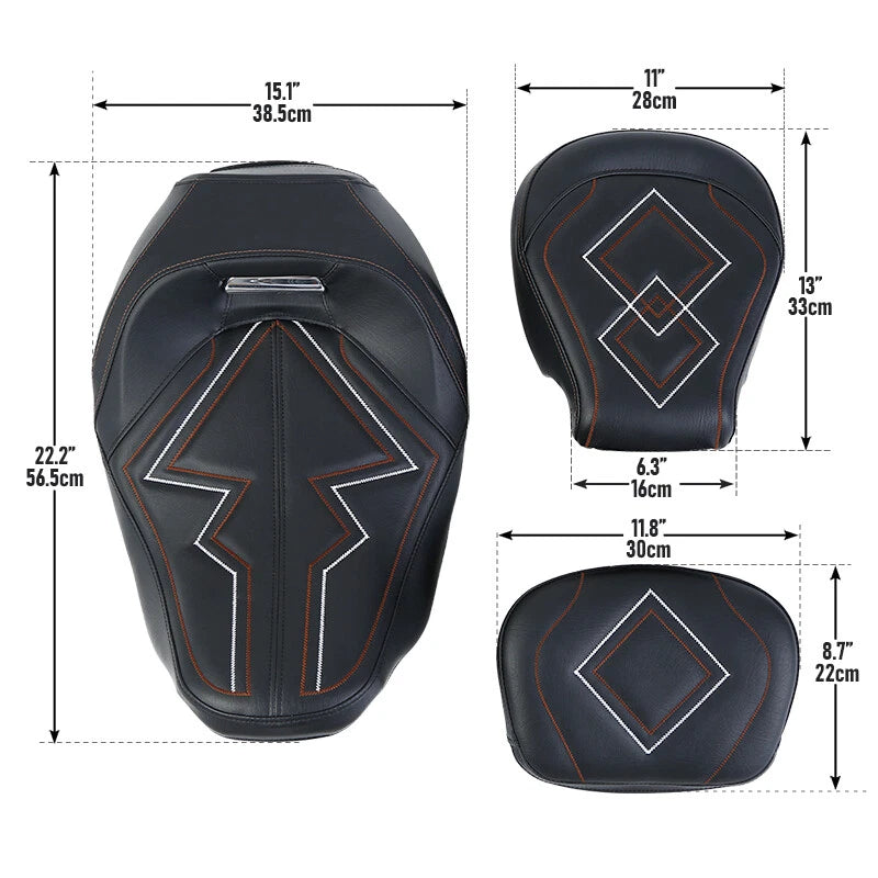 Seat Backrest for Harley Electra Road Glide (2009–2023)