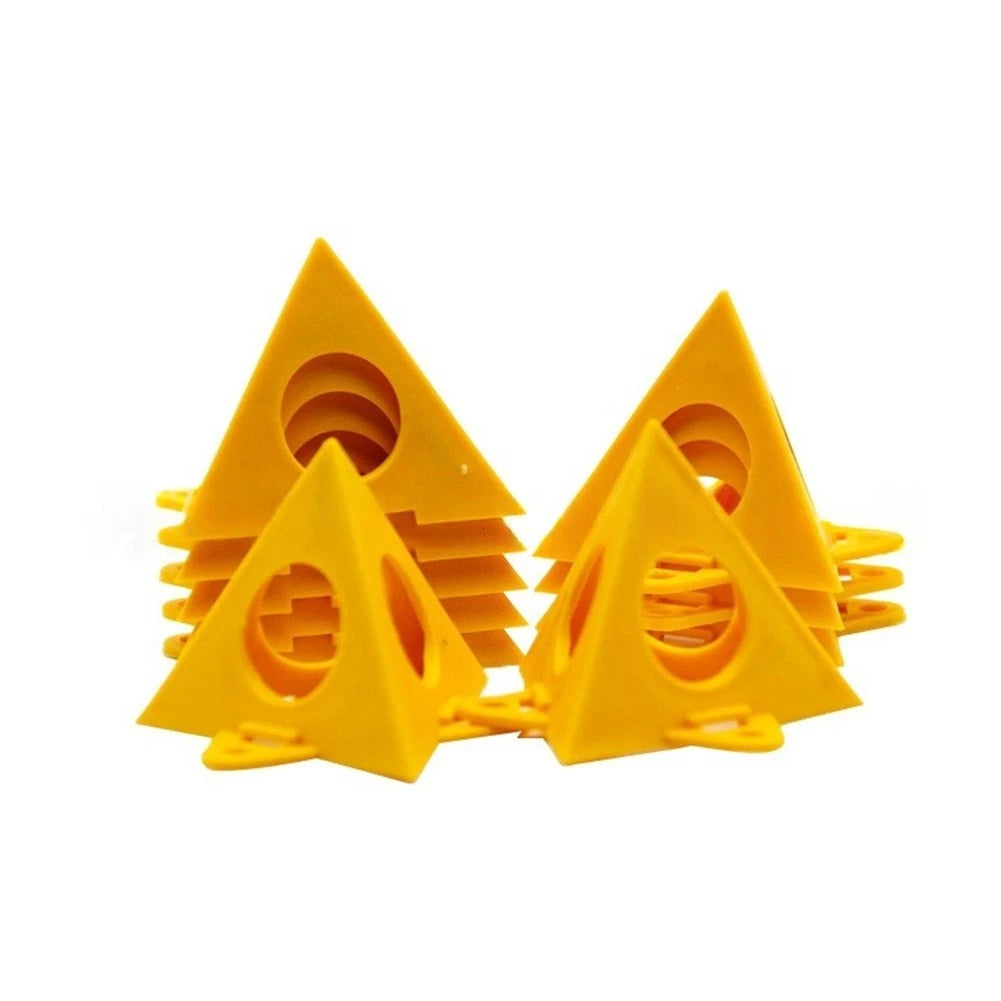 20 Yellow Pyramid Paint Stands for Canvas Furniture Craft Projects