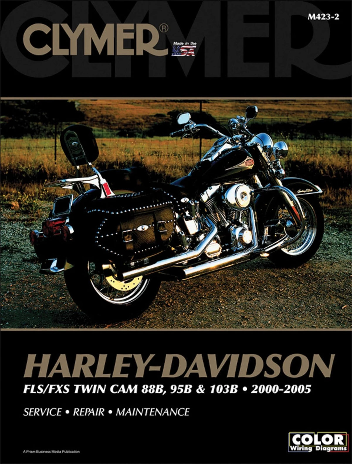 Clymer Service Repair Manual for Harley-Davidson FLS/FXS 88 103B (2000–2005)
