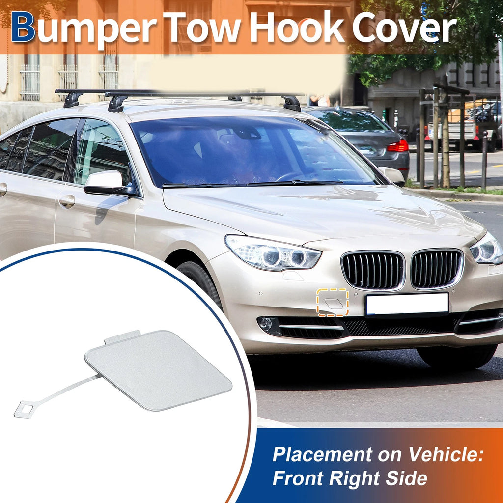 Tow Hook Cover Front Right OEM Replacement for BMW 535i GT (2010–2019)